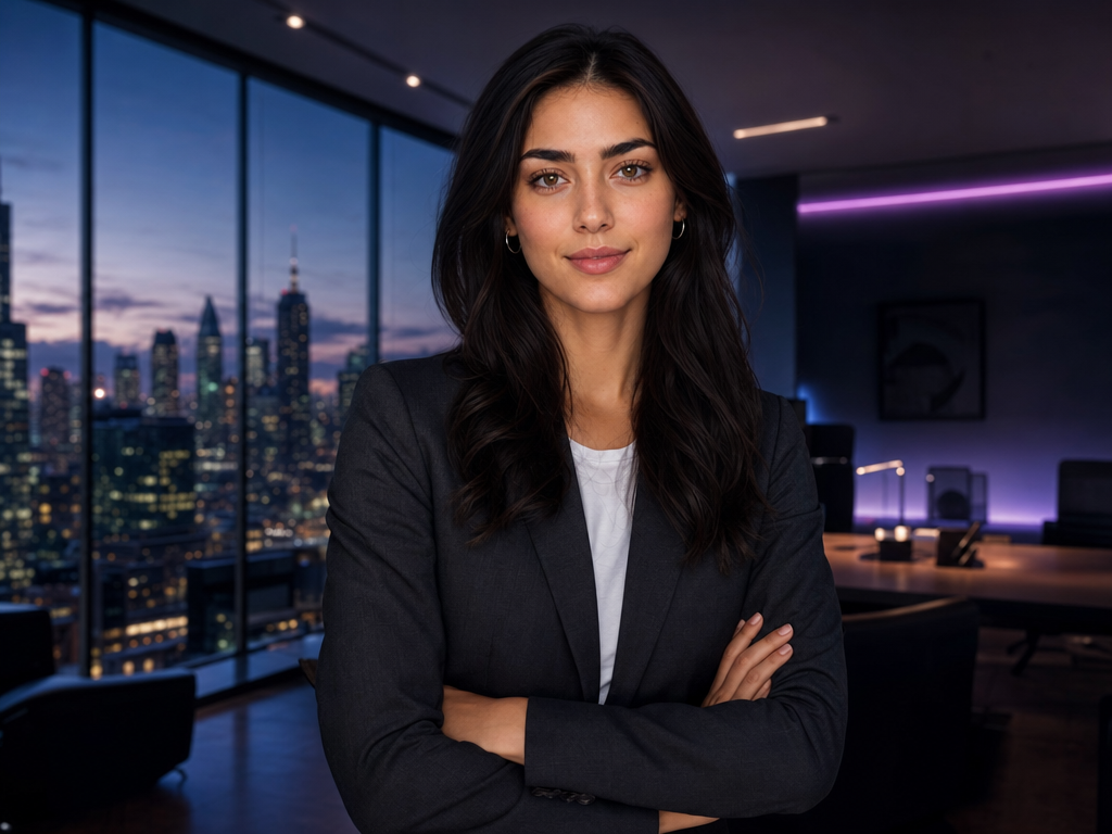Mia — din AI-assistent i et moderne kontor