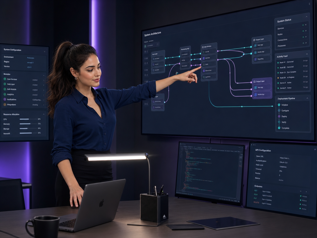 Mia bygger og konfigurerer dit system